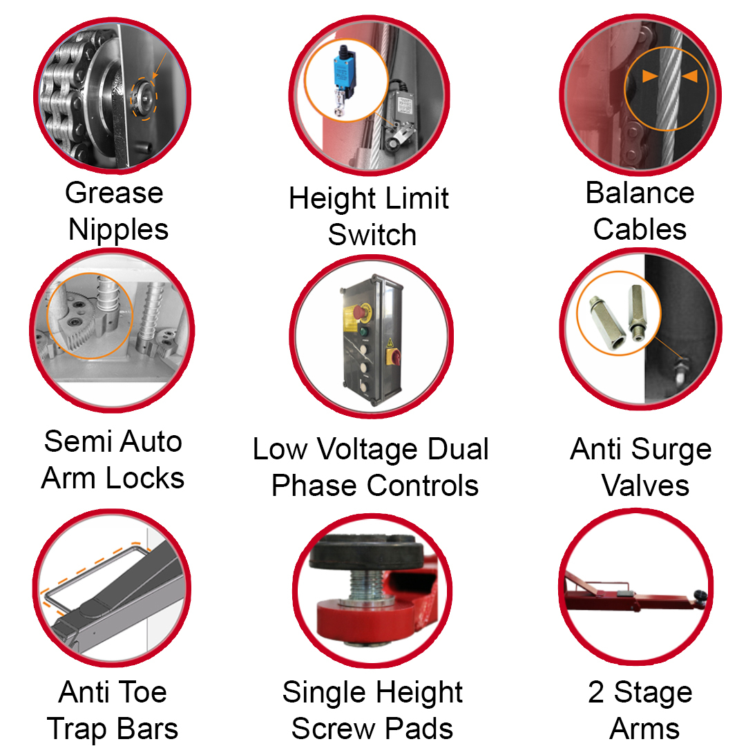 Benefits of a 4 tonne 2 post car lift with manual locks