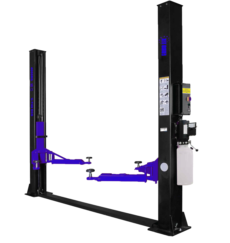 Eurotek UT40eco 2 Post Lift 2 Post Lift With Manual Release Locking System